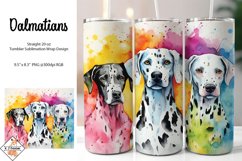 Dalmatians Tumbler | Sublimation wrap Product Image 1