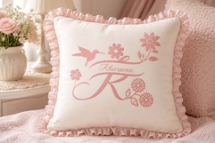 Damira Flower Monogram Product Image 3