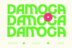 Damoga - Freestyle Display Font Product Image 1