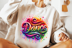 Glitter Sequin Dance PNG Sublimation, Dancer PNG, Dance Mom Product Image 2