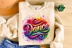 Glitter Sequin Dance PNG Sublimation, Dancer PNG, Dance Mom Product Image 3