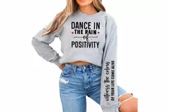 Dance In The Rain Of Sleeve SVG, Positive SVG Design Product Image 2