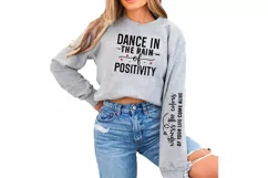 Dance In The Rain Of Sleeve SVG, Positive SVG Design Product Image 2
