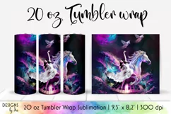 Fantasy Dance 3d Tumbler Wrap Sublimation Product Image 1