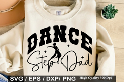 Dance Step Dad - Dance SVG Design Product Image 1