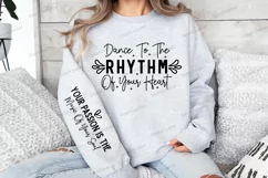 Dance to the rhythm of your heart Sleeve SVG Product Image 3