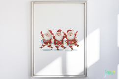 Dancing Animals Christmas Watercolor Product Image 2