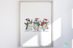 Dancing Animals Christmas Watercolor Product Image 2