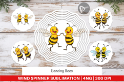 Wind Spinner Dancing Bees Product Image 1