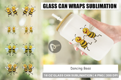 Glass Can Dancing Bees Product Image 1
