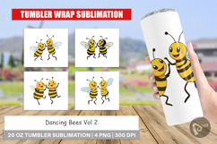 Tumbler Dancing Bees Product Image 1