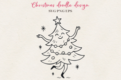 Hand-Drawn Christmas Doodle Characters Bundle SVG PNG EPS Product Image 8