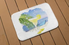 Dancing Classic Margarita on the Beach, 300 dpi PNG Product Image 3