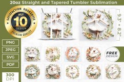 3D 20oz Dancing Girl Tumbler Sublimation, Tumbler Wrap Product Image 1