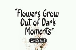 Web Font Dancing Petals - Sweet Handrawn Sans Font Product Image 2