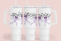 Bundle 6 Halloween 40oz Tumbler Sublimation Wrap SVG Product Image 2