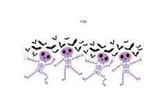 Bundle 6 Halloween 40oz Tumbler Sublimation Wrap SVG Product Image 3