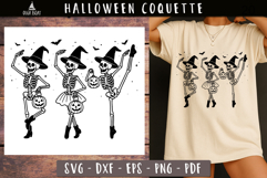 Dancing Witch Skeletons SVG Funny Halloween 