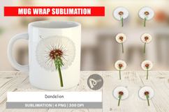 Mug Wrap Spring Dandelion Product Image 1