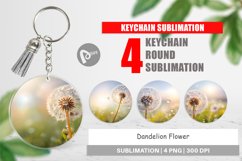 Keychain Dandelion Flower Product Image 1