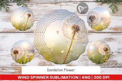 Wind Spinner Dandelion Flower Product Image 1