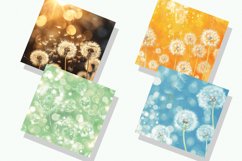 Dandelion Flowers Digital Paper Bundle Product Image 2