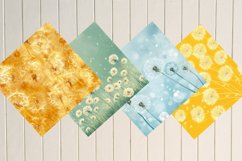 Dandelion Flowers Digital Paper Bundle Product Image 3