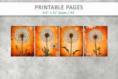 Dandelion Grunge Junk Journal, vintage junk journal Product Image 2