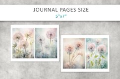dandelion grunge junk journal pages Product Image 4
