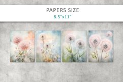 dandelion grunge junk journal, ATC card Product Image 3