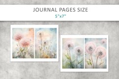 dandelion grunge junk journal, ATC card Product Image 4