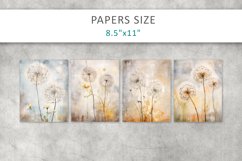 dandelion grunge junk journal, Collage Sheet Product Image 3