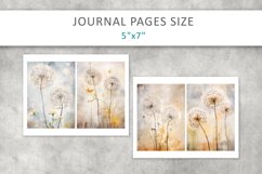 dandelion grunge junk journal, Collage Sheet Product Image 4