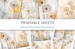 Dandelion Grunge Printable Junk Journal Kit Product Image 1