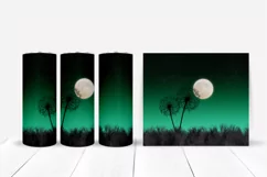 Dandelion silhouette tumbler wrap 