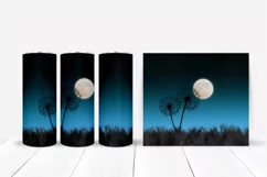 Dandelion silhouette tumbler wrap 