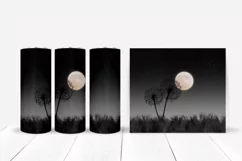 Dandelion silhouette tumbler wrap 