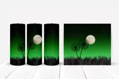 Dandelion silhouette tumbler wrap 