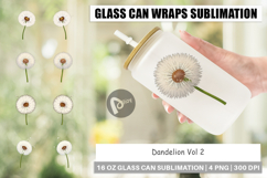 Glass Can Spring Dandelion Product Image 1