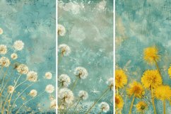 Dandelions Digital Paper Bundle Product Image 3