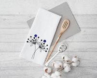 Dandelion Dots embroidery file, Dandelion embroidery Product Image 4