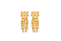 Cute Cat Earrings Laser Cut Template Product Image 2