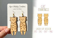 Valentines Laser Cut Earrings Bundle 20x SVG Designs Product Image 14