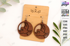 Dangle Earrings Laser Cut Bundle| Pendant Earrings |Boho SVG Product Image 5
