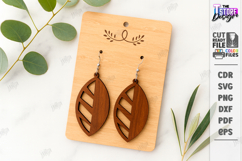 Dangle Earrings Laser Cut|Pendant Earrings|Boho Earrings SVG Product Image 1