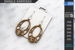 Dangle Earrings Laser Cut Bundle |Boho SVG| Pendant Earrings Product Image 6