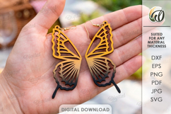 Dangle Earrings Bundle Laser Cut. Drop Earrings SVG Product Image 2