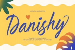 Danishy - Aesthetic Handwritten Font Product Image 1