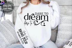 Dare to dream dare to do Sleeve SVG, Motivational Sleeve SVG Product Image 2