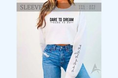 Dare to dream dare to do Sleeve SVG Design Product Image 1